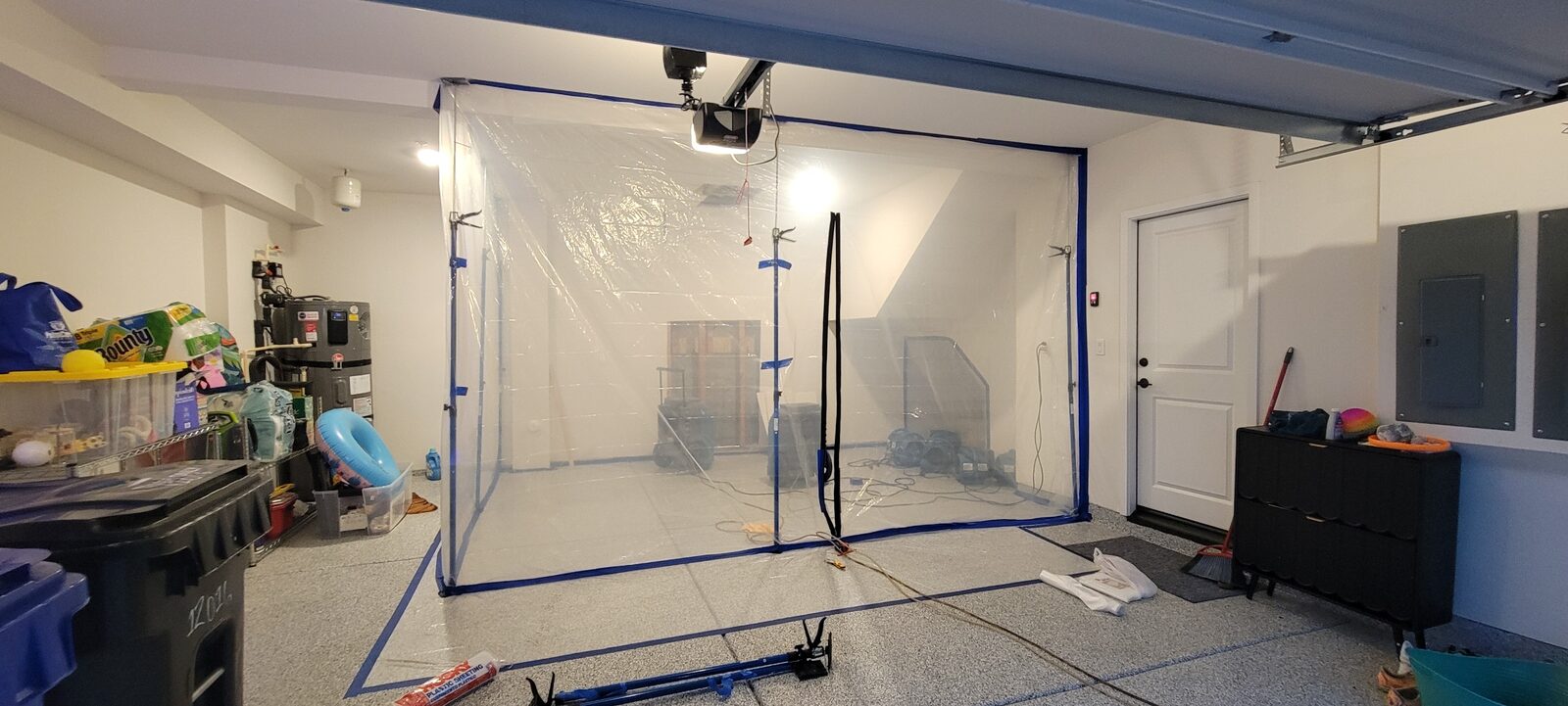 Garage Containment Setup