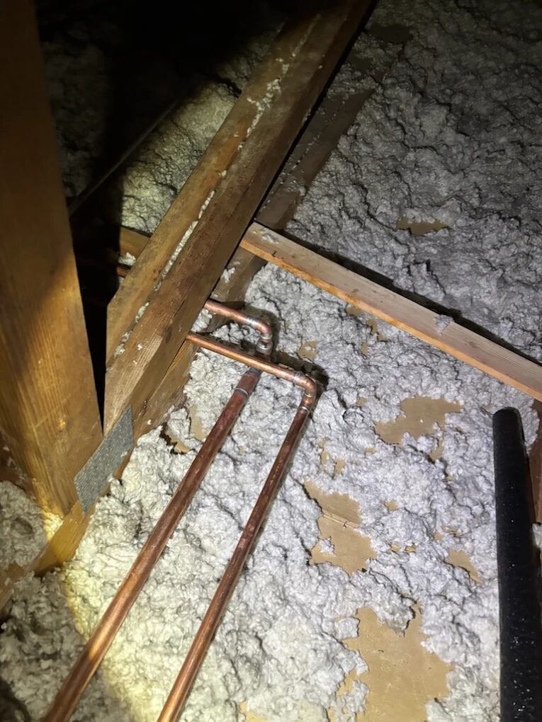 Attic Copper Runs