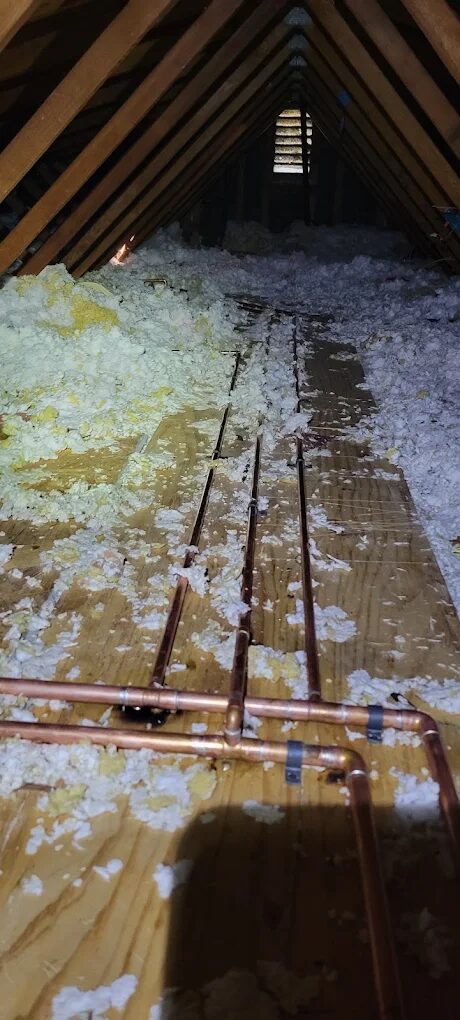 Attic Repipe Routing