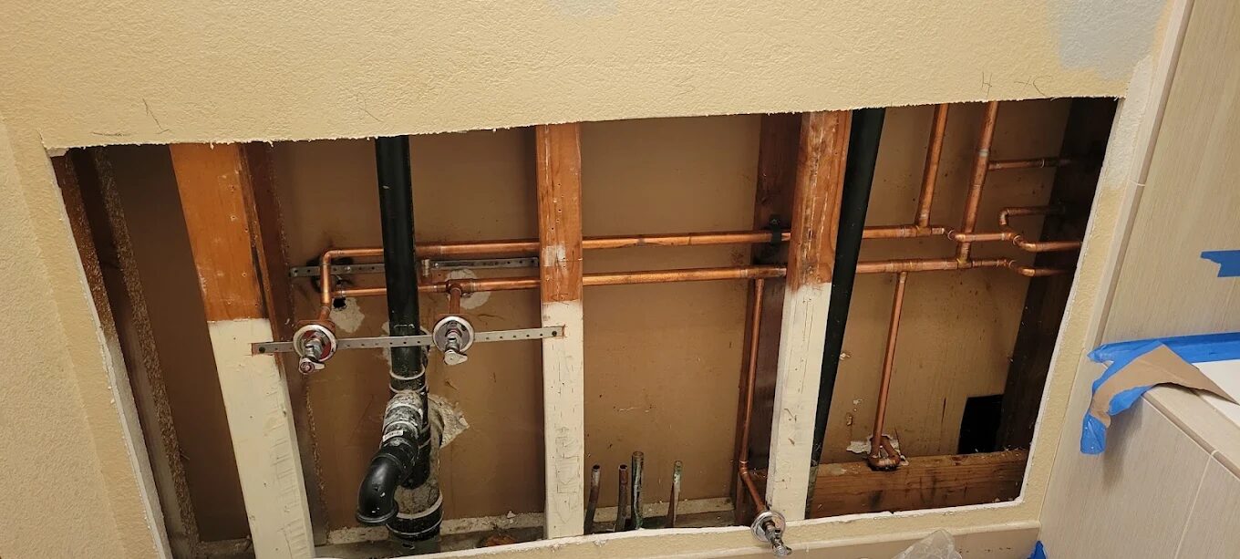 Copper Repipe In Progress