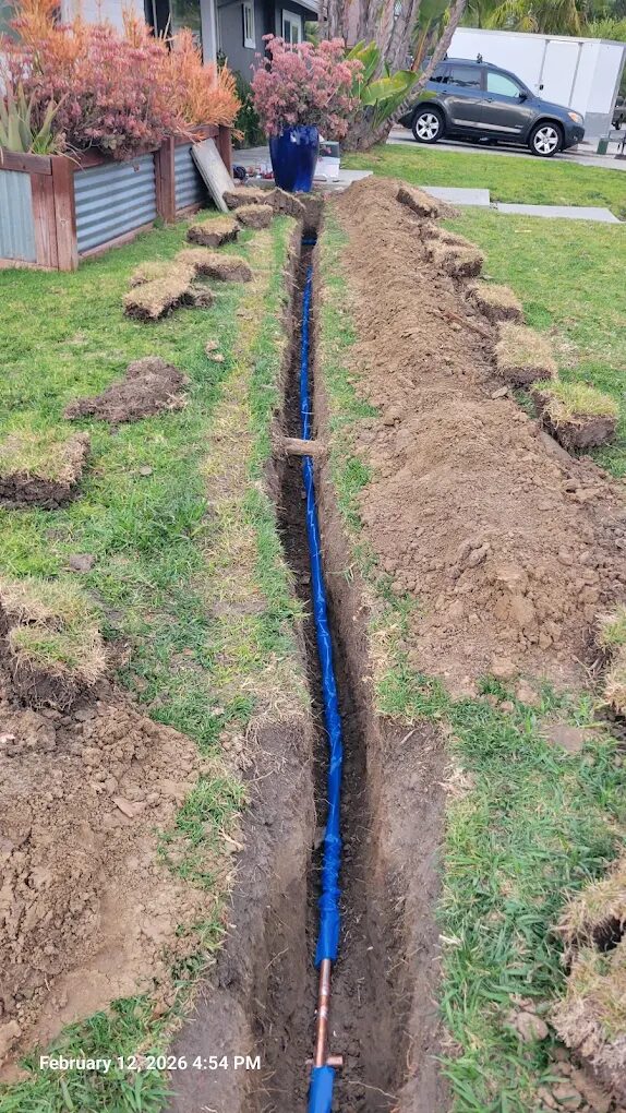 New Main Water Line